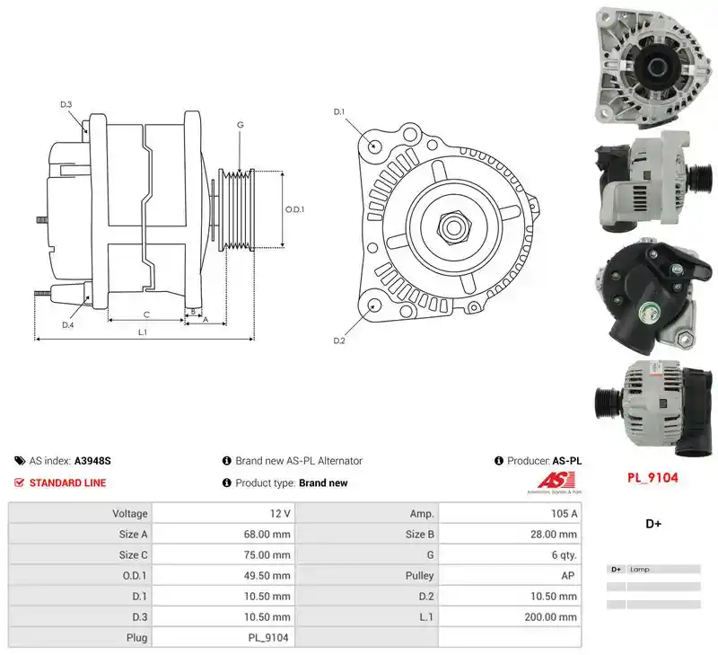 AS-PL A3948S