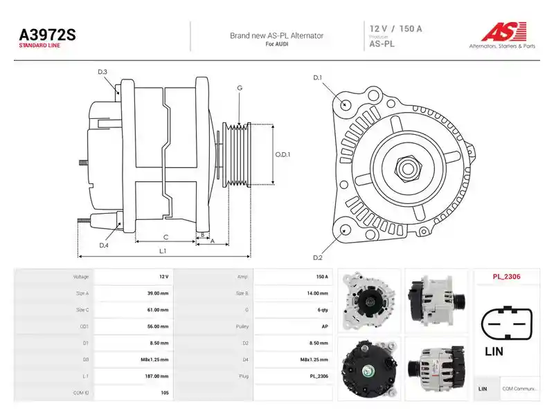 AS-PL A3972S