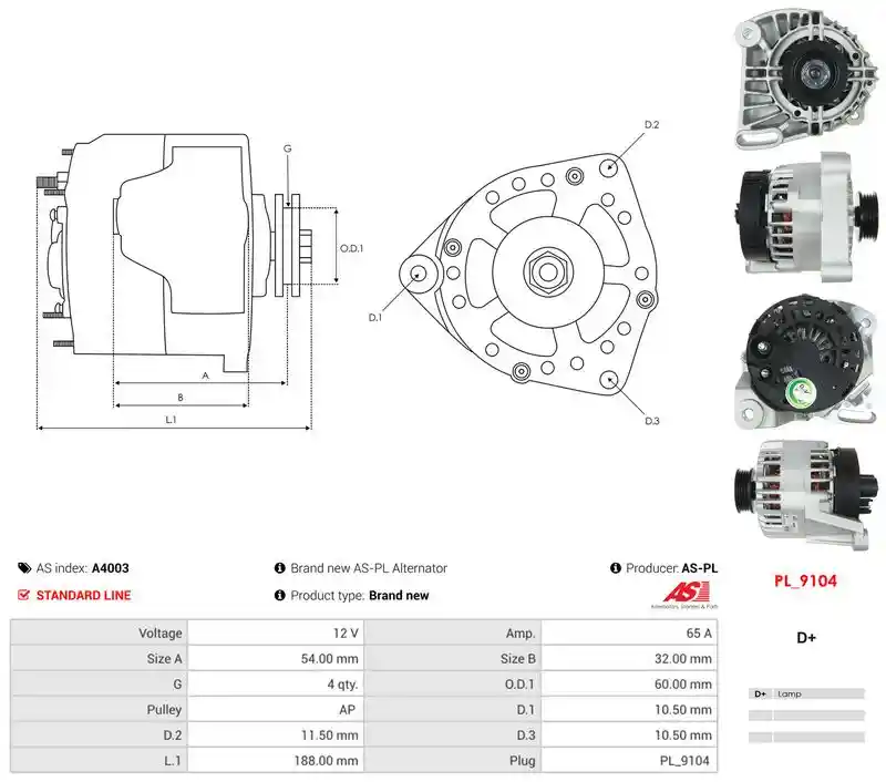 AS-PL A4003 AS-PL A4003