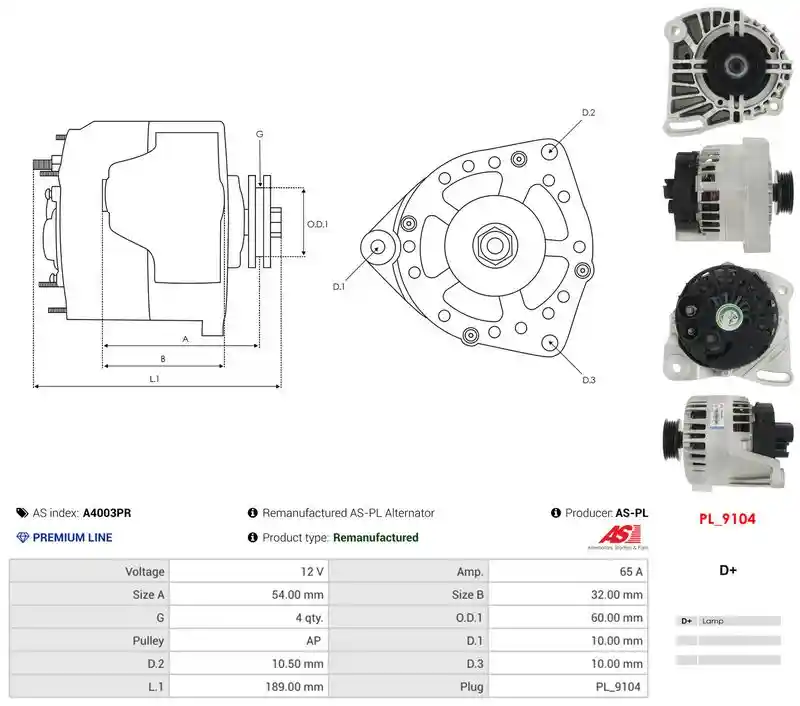 AS-PL A4003PR AS-PL A4003PR