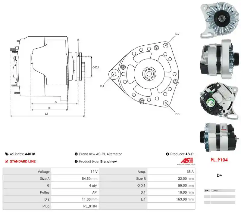 AS-PL A4018