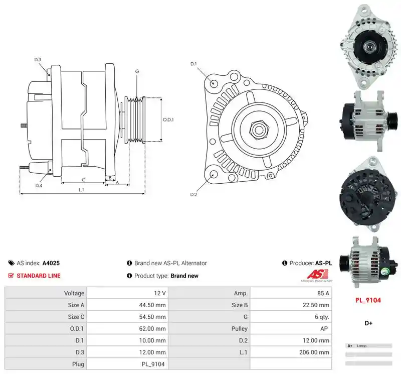AS-PL A4025