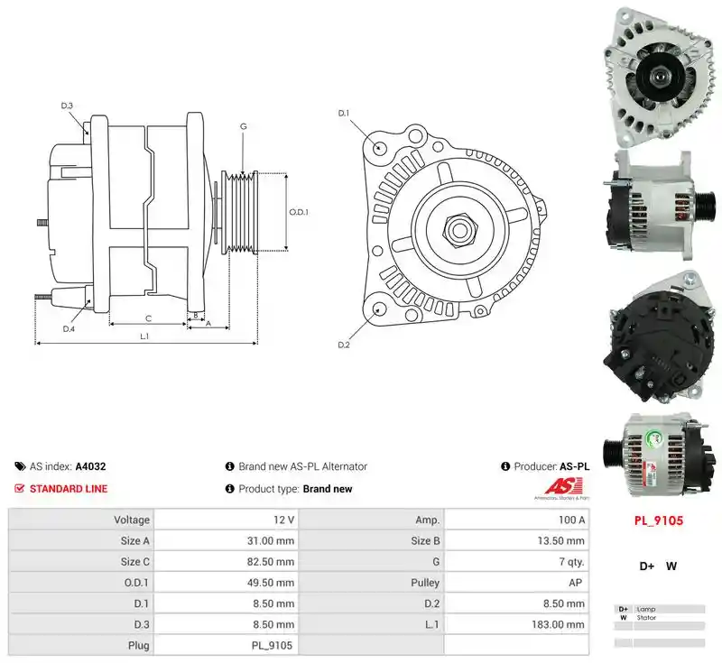 AS-PL A4032