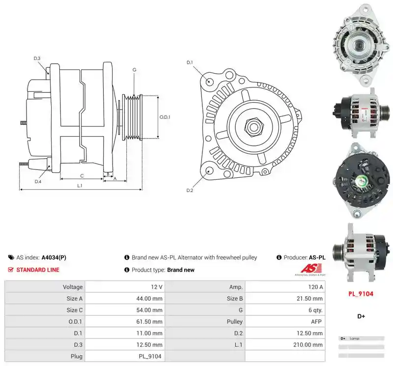 AS-PL A4034(P)