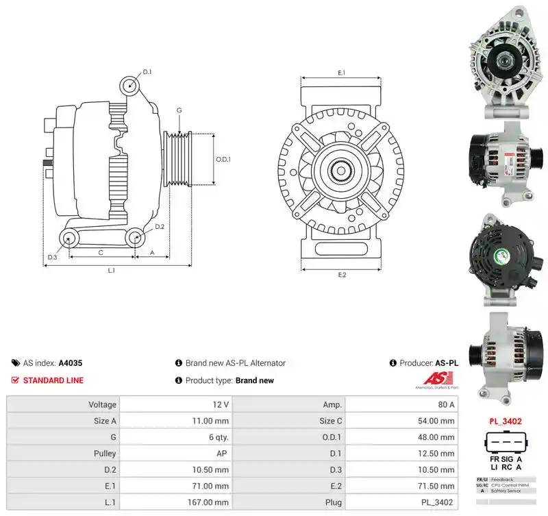 AS-PL A4035 AS-PL A4035