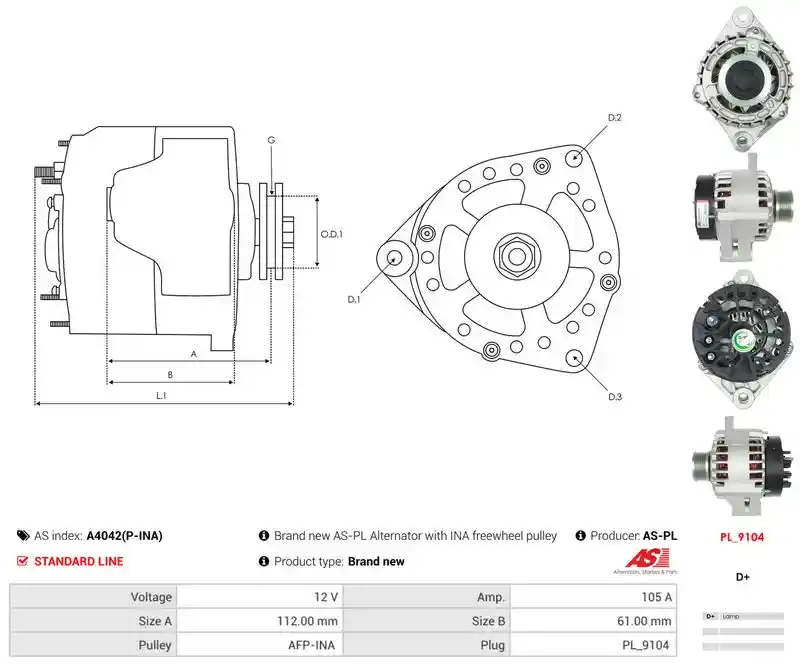 AS-PL A4042(P-INA) AS-PL A4042(P-INA)