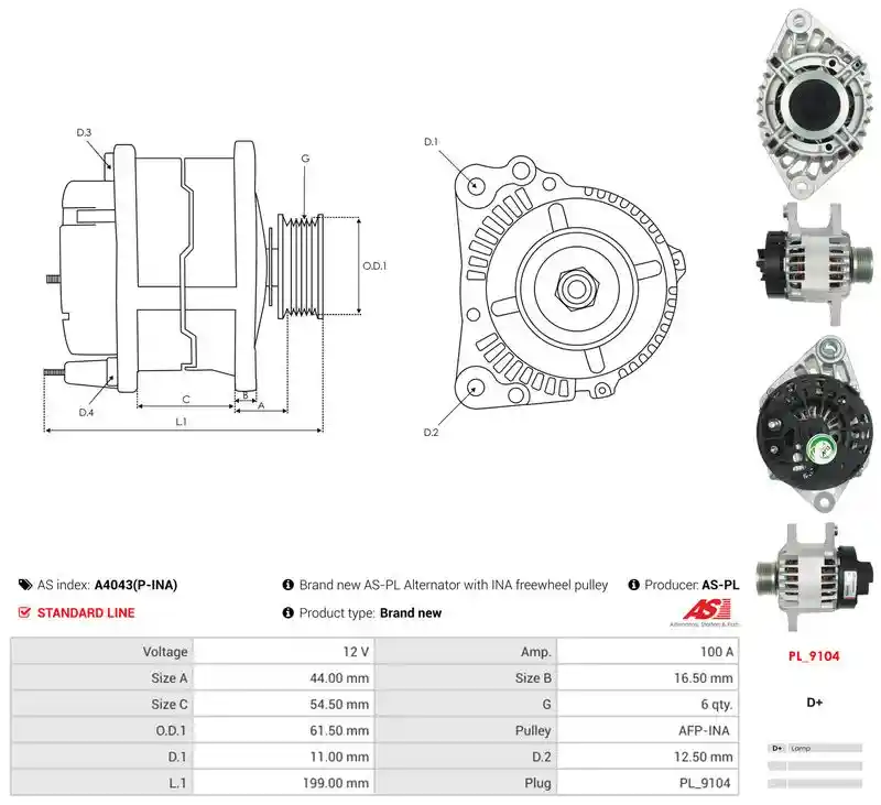 AS-PL A4043(P-INA)