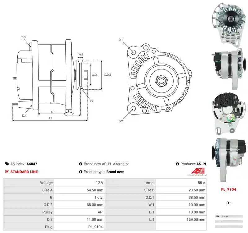 AS-PL A4047