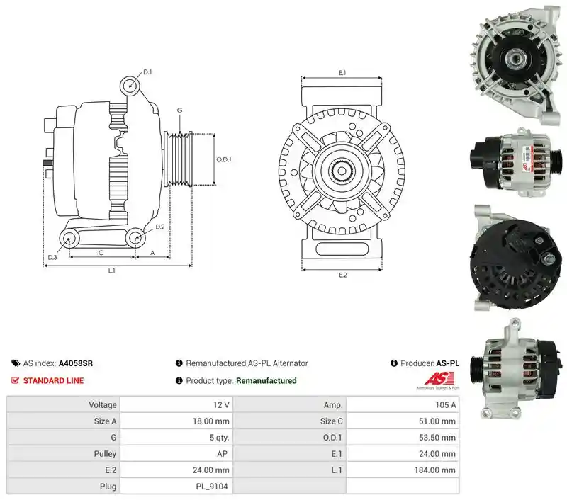 AS-PL A4058SR