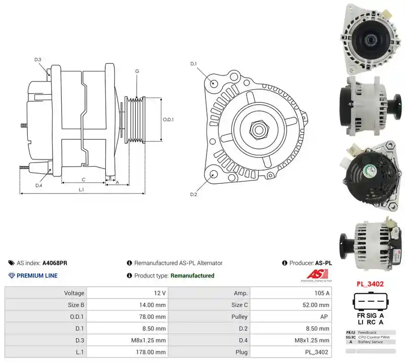 AS-PL A4068PR