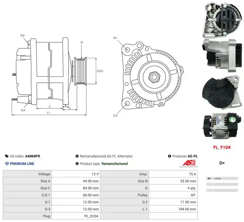 AS-PL A4069PR AS-PL A4069PR