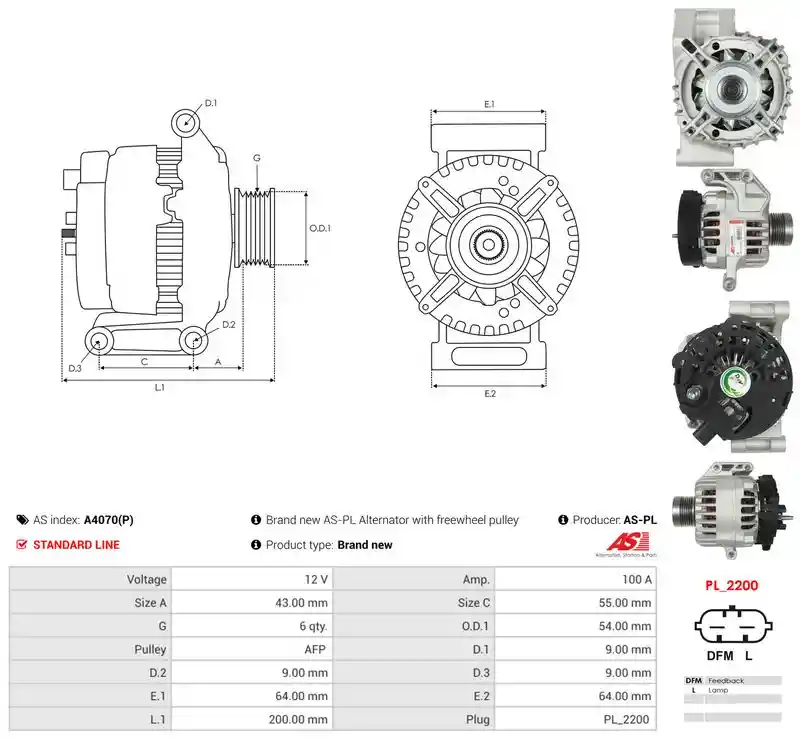 AS-PL A4070(P)