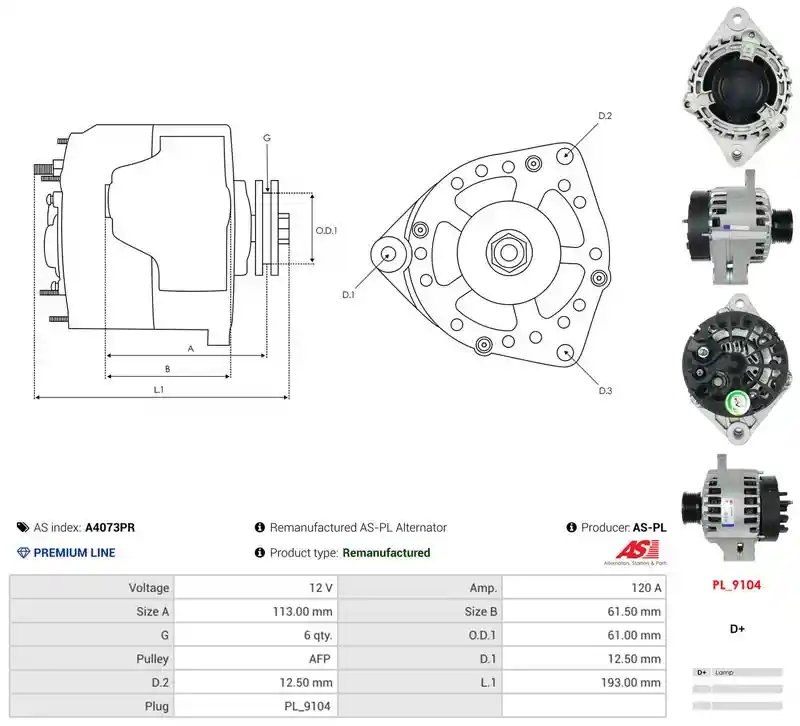 AS-PL A4073PR