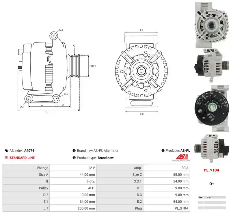 AS-PL A4074 AS-PL A4074