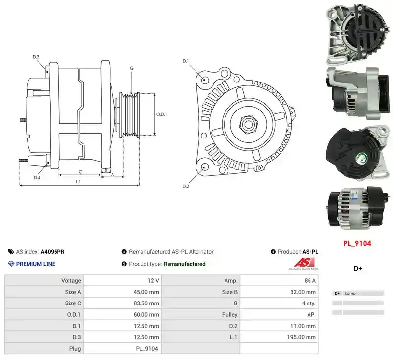 AS-PL A4095PR AS-PL A4095PR