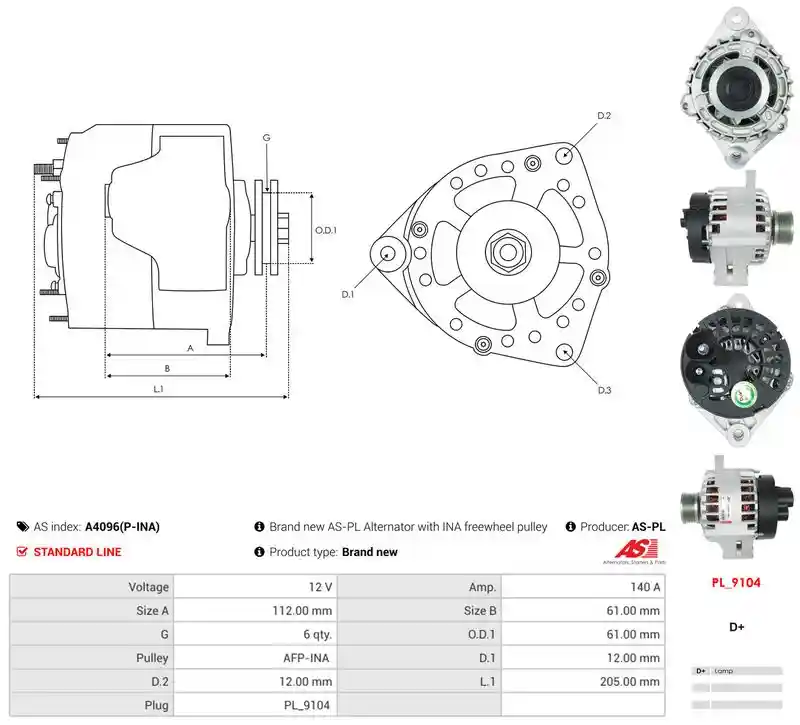 AS-PL A4096(P-INA) AS-PL A4096(P-INA)