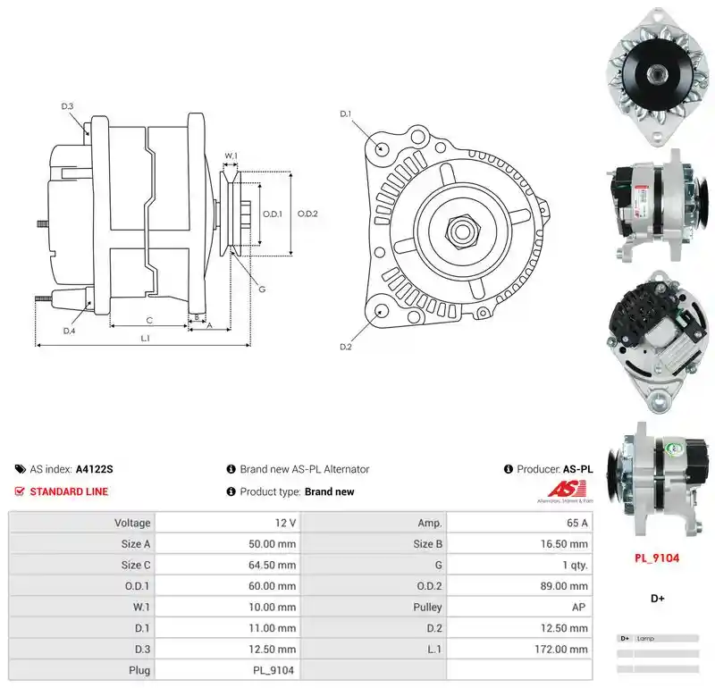 AS-PL A4122S