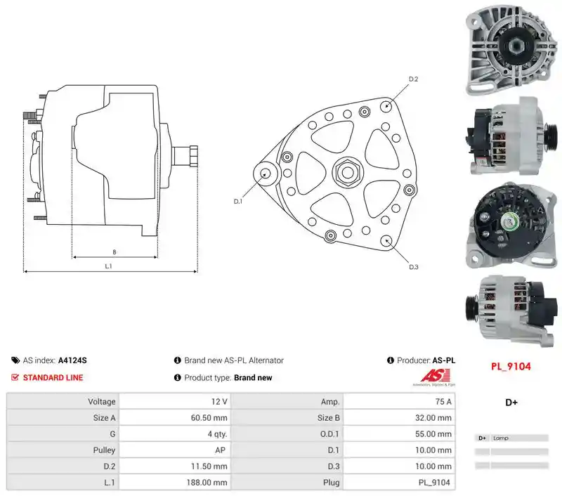 AS-PL A4124S