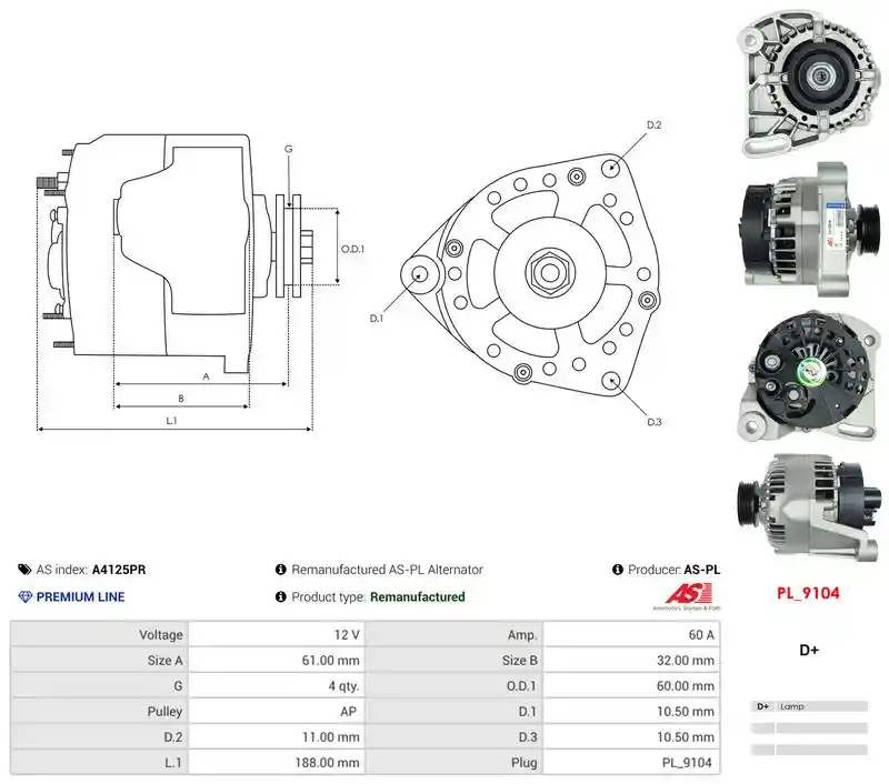 AS-PL A4125PR