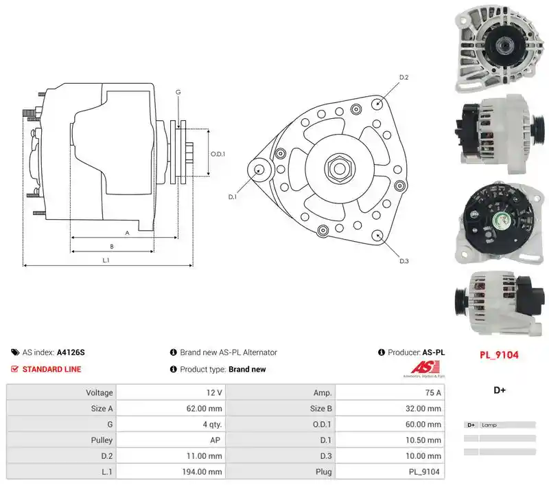 AS-PL A4126S