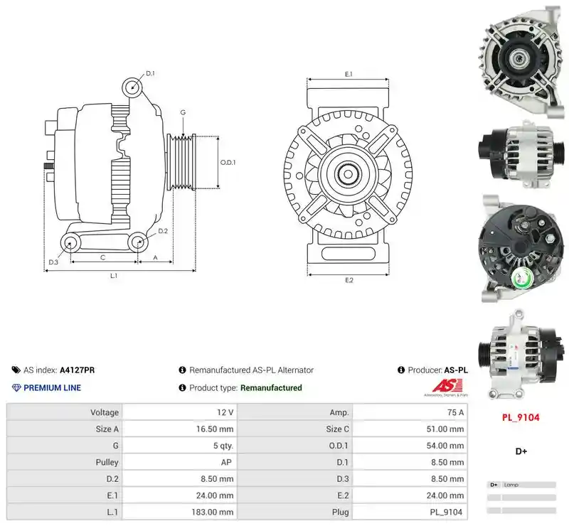 AS-PL A4127PR