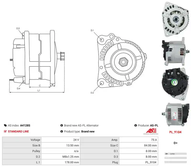 AS-PL A4128S