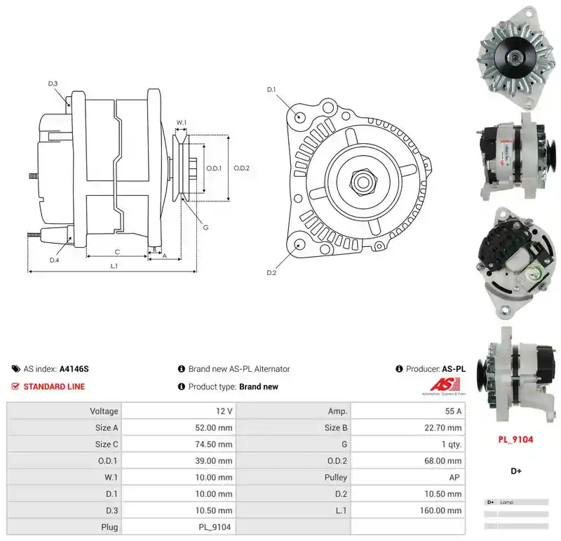 AS-PL A4146S