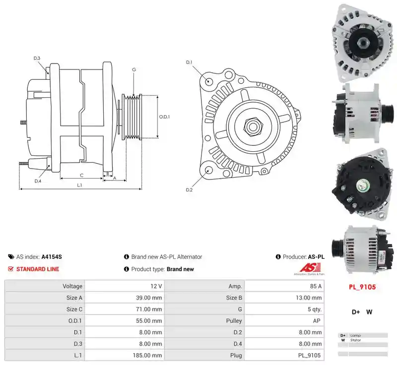 AS-PL A4154S