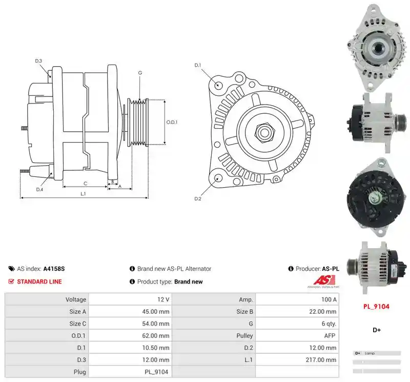 AS-PL A4158S