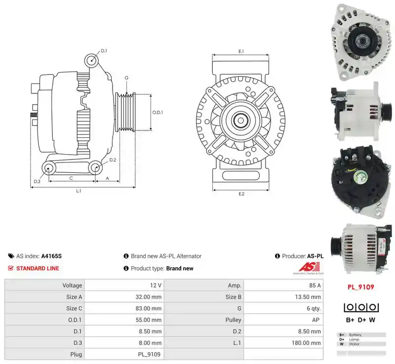 AS-PL A4165S