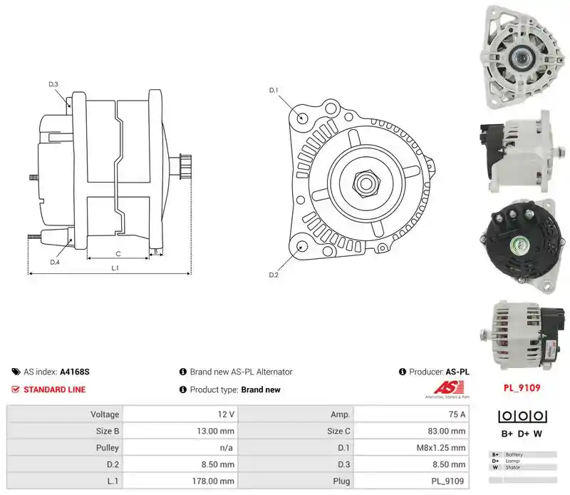 AS-PL A4168S