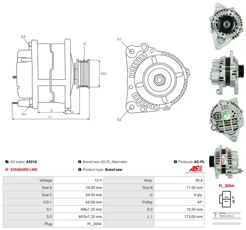 AS-PL A5016