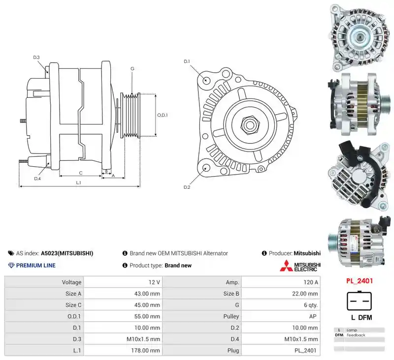 AS-PL A5023(MITSUBISHI)
