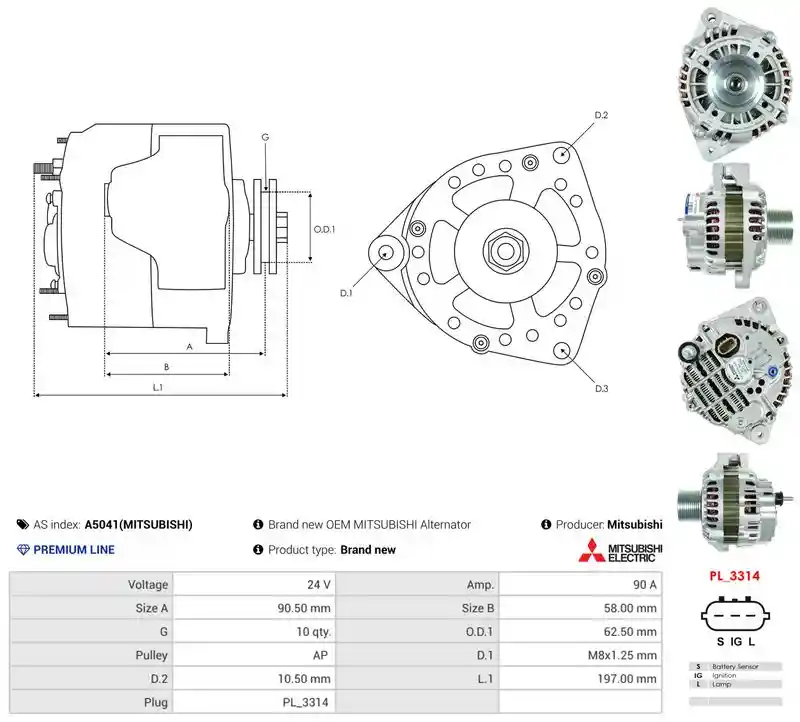 AS-PL A5041(MITSUBISHI)