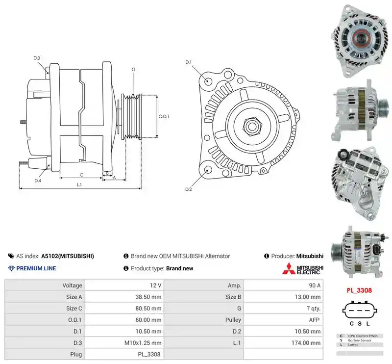AS-PL A5102(MITSUBISHI)