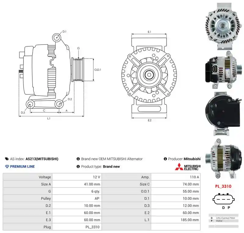 AS-PL A5213(MITSUBISHI)
