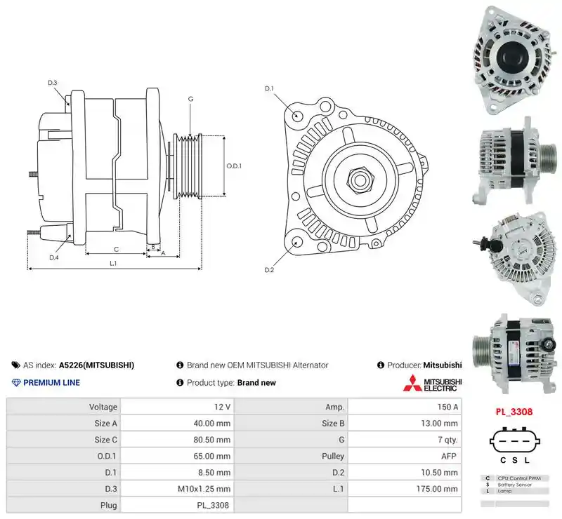 AS-PL A5226(MITSUBISHI)