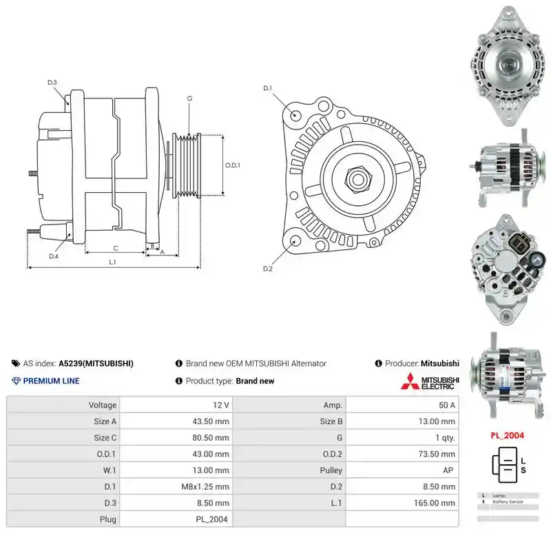 AS-PL A5239(MITSUBISHI)