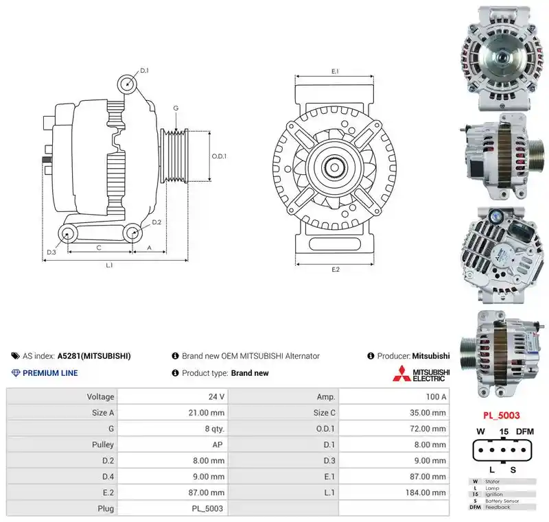 AS-PL A5281(MITSUBISHI)
