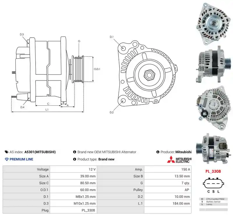 AS-PL A5301(MITSUBISHI)
