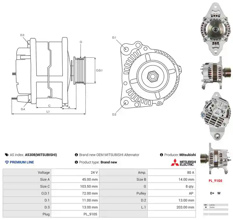 AS-PL A5308(MITSUBISHI)