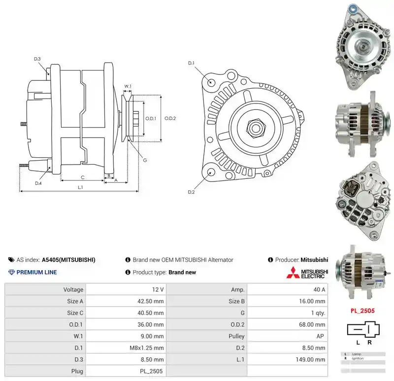 AS-PL A5405(MITSUBISHI)