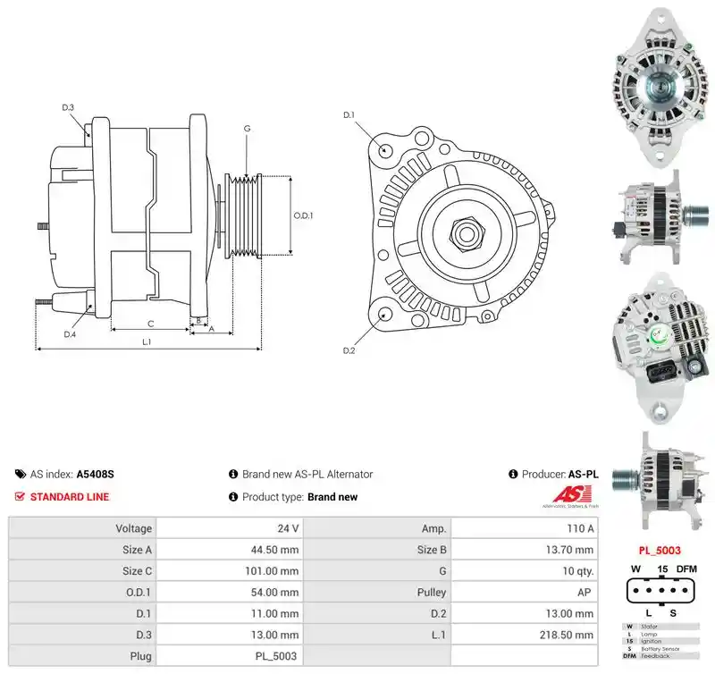AS-PL A5408S