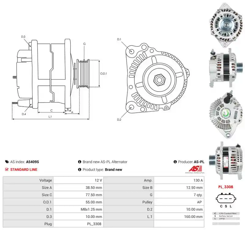 AS-PL A5409S