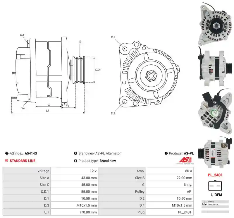 AS-PL A5414S