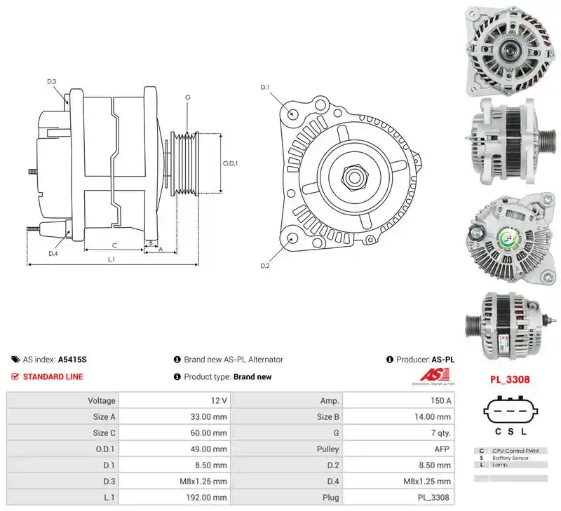 AS-PL A5415S
