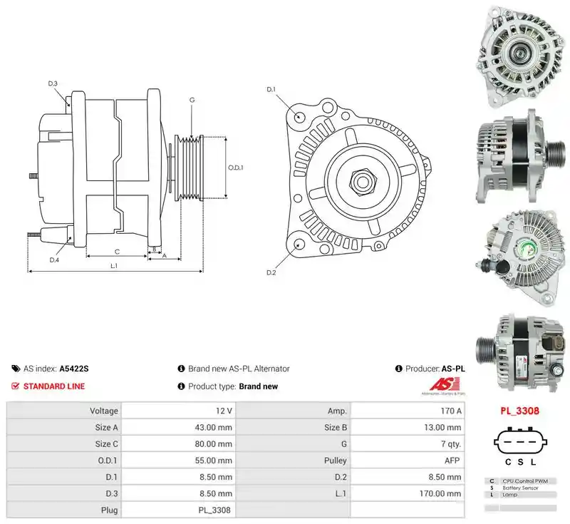 AS-PL A5422S