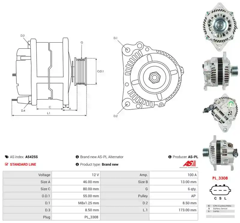 AS-PL A5425S