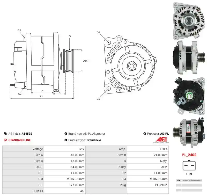 AS-PL A5452S