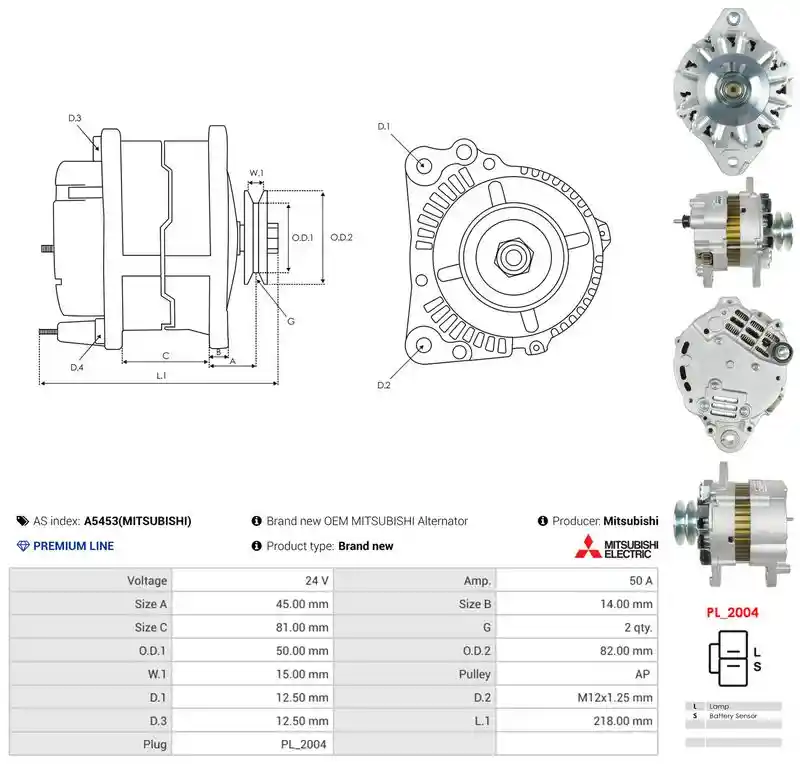 AS-PL A5453(MITSUBISHI)